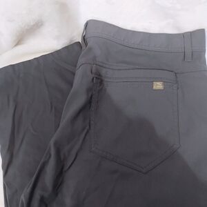 LL Bean Venture Stretch Pants Mens 40x30 Hiking Golf Performance Blue Grey Q